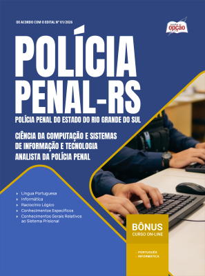 Apostila Polícia Penal-RS 2026 em PDF - Analista da Polícia Penal - Ciência da Computação e Sistemas de Informação e Tecnologia